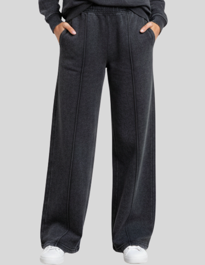 Black Pintuck Trouser - Premium Streetwear & Men's Fashion Pakistan | ZA CLOTHING