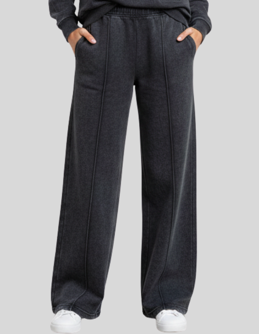 Black Pintuck Trouser - Premium Streetwear & Men's Fashion Pakistan | ZA CLOTHING