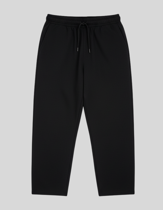 Premium Urban Men's Black Relaxed Baggy Trousers | ZA CLOTHING | Premium Men's Streetwear Pakistan