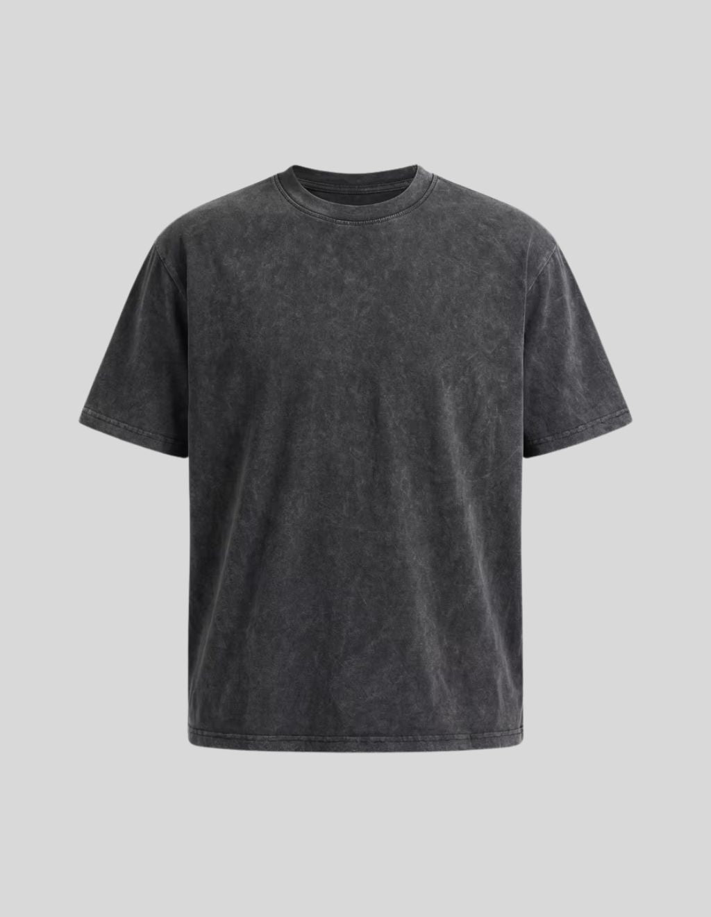 Premium Urban Men's Grey Washed Cotton T-Shirt | ZA CLOTHING | Premium Men's Streetwear Pakistan