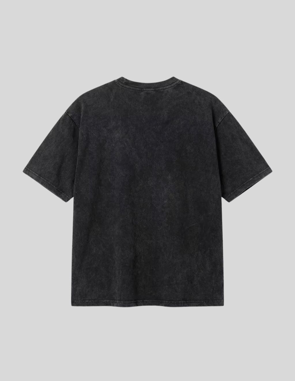 Premium Urban Men's Black Washed Cotton T-Shirt | ZA CLOTHING | Premium Men's Streetwear Pakistan