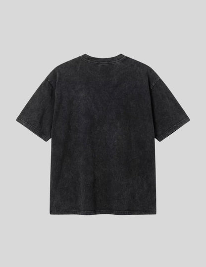 Premium Urban Men's Black Washed Cotton T-Shirt | ZA CLOTHING | Premium Men's Streetwear Pakistan