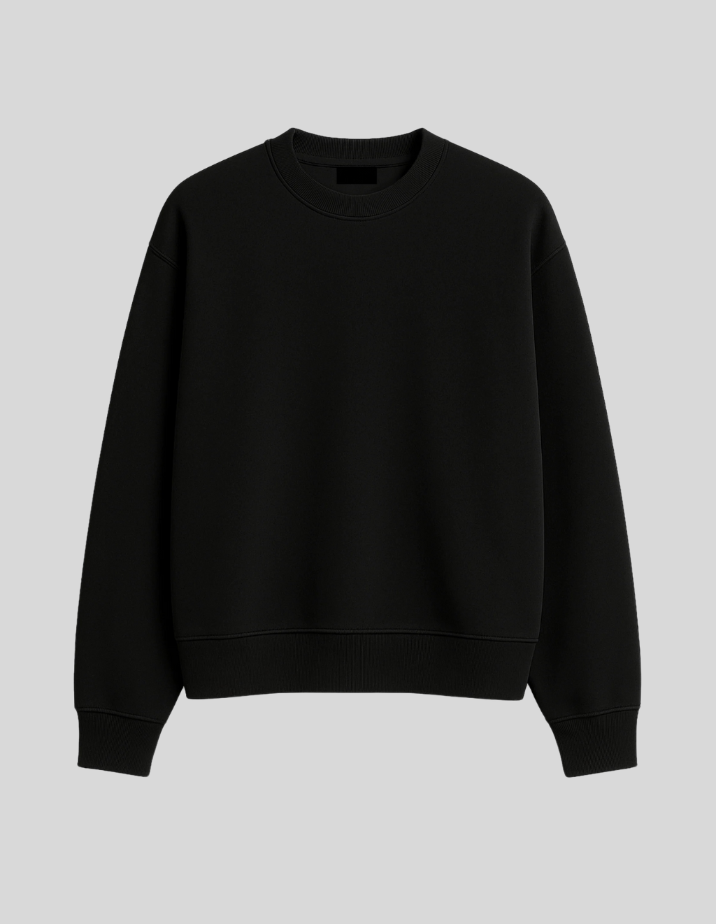 Premium Urban Men's Black French Terry Sweatshirt - Premium Streetwear & Men's Fashion Pakistan | ZA CLOTHING